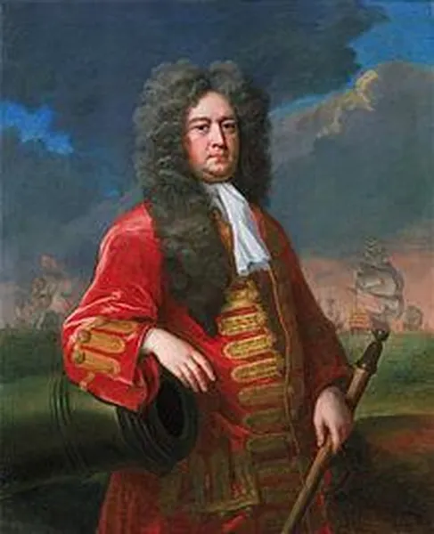 Sir George Rooke by Michael Dahl, painted c. 1705 (oil, 124.5 × 101.6 cm (49 × 40 in) National Maritime Museum)
