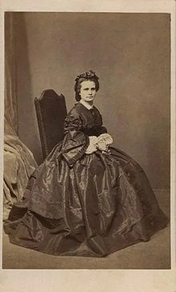 Henrietta Dugdale as a single woman c. 1845 (Private collection, Margain & Jager, Place Grenette, Grenoble, France)