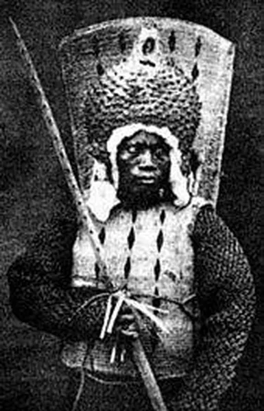  Nauruan warrior, 1880