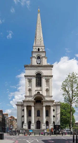 Christ Church, Spitalfields. Photograph taken by Michael Reeve, 9 June 2002.