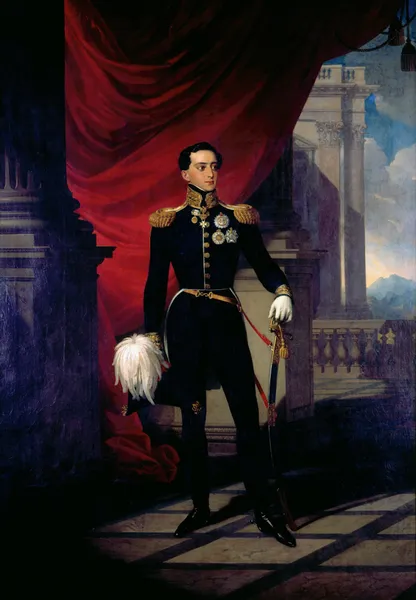 Johann Ender: The Infante Michael of Braganza, as Infante of Portugal in exile in Vienna. (1827); oil,  Palace of Queluz.