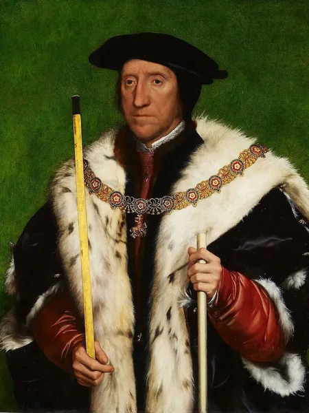 Hans Holbein the Younger: Portrait of Thomas Howard, 3rd Duke of Norfolk(1539-40). Oil and tempera on oak, 80.6 x 60.9 cm, Royal Collection, Windsor.