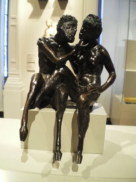 Andrea Riccio: Satyr and Satyress, about 1510-1520, Victoria and Albert Museum