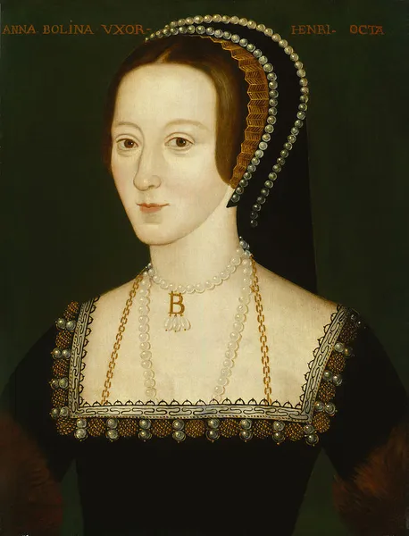 Late Elizabethan portrait of Anne Boleyn, possibly derived from a lost original of 1533–36.