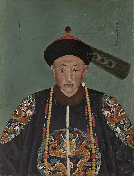 Ubashi Kahn, 1724-1775.  Oil;  Reiss-Museum Mannheim. (Photo taken by 16 April 2014 Kale Gelaifu)