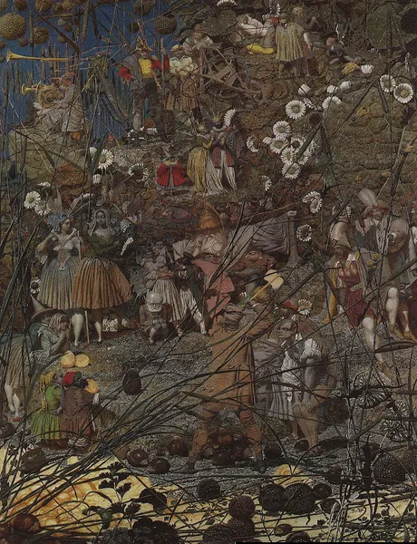 Richard Dadd. Fairy Fellers' Master-Stroke (1855–64) Oil on canvas. 54 x 39.5 cm. Tate Britain.