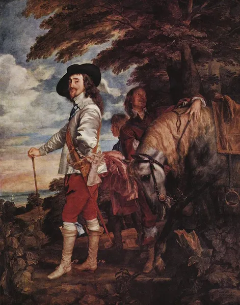 Anthony van Dyck: Portrait of Charles I, king of England (ca. 1635) Oil on canvas, Louvre, Paris