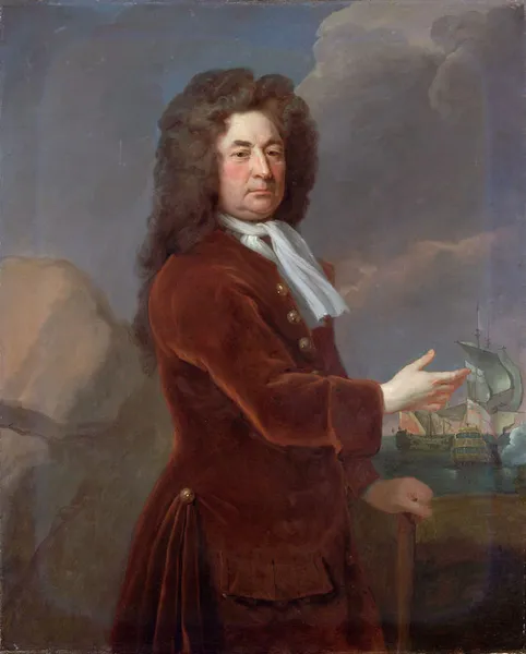 Sir William Whetstone by Michael Dahl, probably painted in 1707 (oil on canvas; 127 × 101.6 cm (50 × 40 in); National Maritime Museum