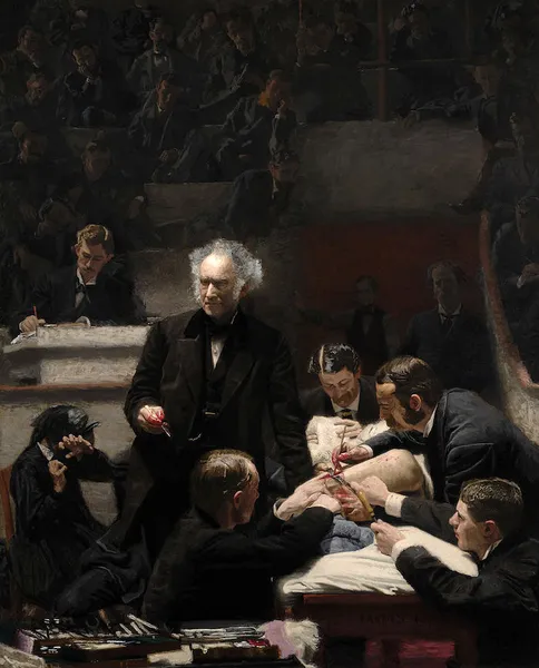 Thomas Eakins: The Gross Clinic (1875), Philadelphia Museum of Art and the Pennsylvania Academy of Fine Arts.