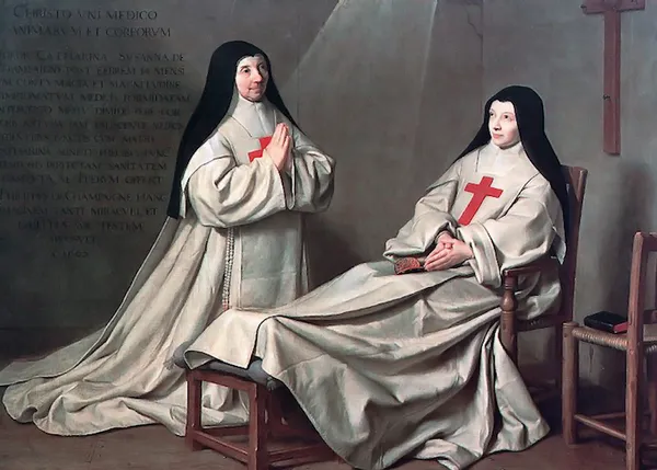 Philippe de Champaigne: Ex-Voto de 1662 (1662) 164.8 cm × 228.9 cm (64 in × 92 in) Musée du Louvre, Paris