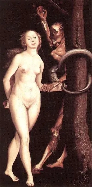 Hans Baldung: Eve, the Serpent and Death (1512) oil on panel, National Gallery of Canada.