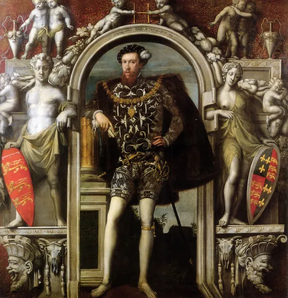 Attributed to William Scrots (fl. 1537–1554):  Henry Howard Earl of Surrey at age 29, 1546 painting
