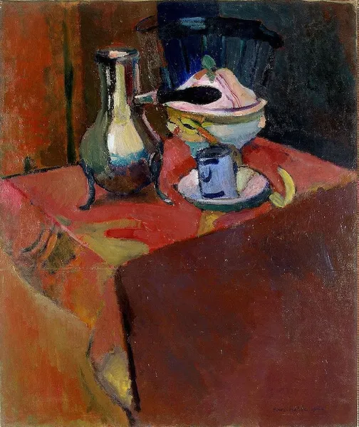Henri Matisse, Crockery on a Table (1900), oil on canvas, 97 x 82 cm. State Hermitage Museum, Saint Petersburg, Russia