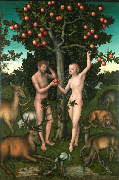 Adam and Eve Lucas Cranach the Elder (1472-1553), Adam and Eve, 1526, The Samuel Courtauld Trust, The Courtauld Gallery, London