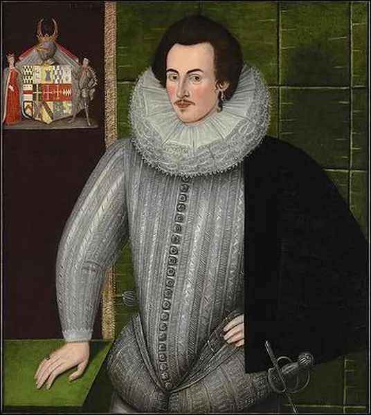 Charles Blount, 8th Baron Mountjoy, c. 1594.