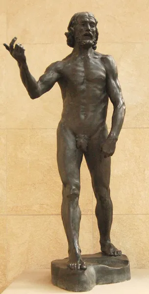 Auguste Rodin: St John the Baptist Preaching. Musée d'Orsay. (Photo taken 4 February 2007, by Maarten from Netherlands)