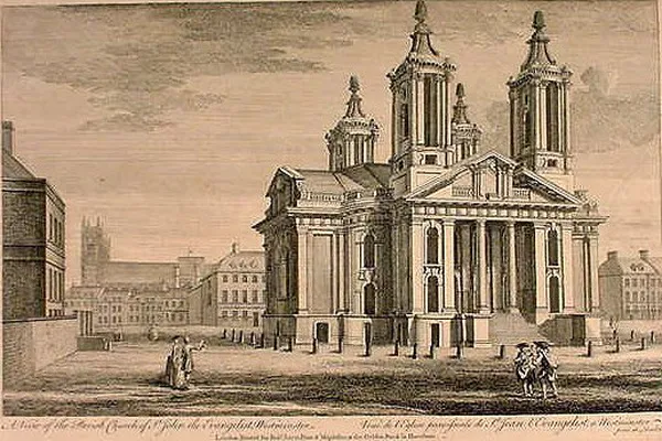 St John's, Smith Square, in the eighteenth century.
