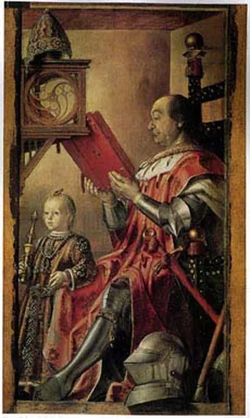 Federico da Montefeltro and His Son, Guidobaldo