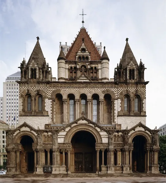 Trinity Church, Boston, Massachusetts: Digital image produced by Carol M. Highsmith to represent her original film transparency; some details may differ between the film and the digital images. Forms part of the Selects Series in the Carol M. Highsmith Archive.; Gift and purchase; Carol M. Highsmith; 2011; (DLC/PP-2011:124).; Credit line: Photographs in the Carol M. Highsmith Archive, Library of Congress, Prints and Photographs Division. Date between 1980 and 2006