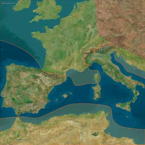 Southwest Europe (1846 CE)