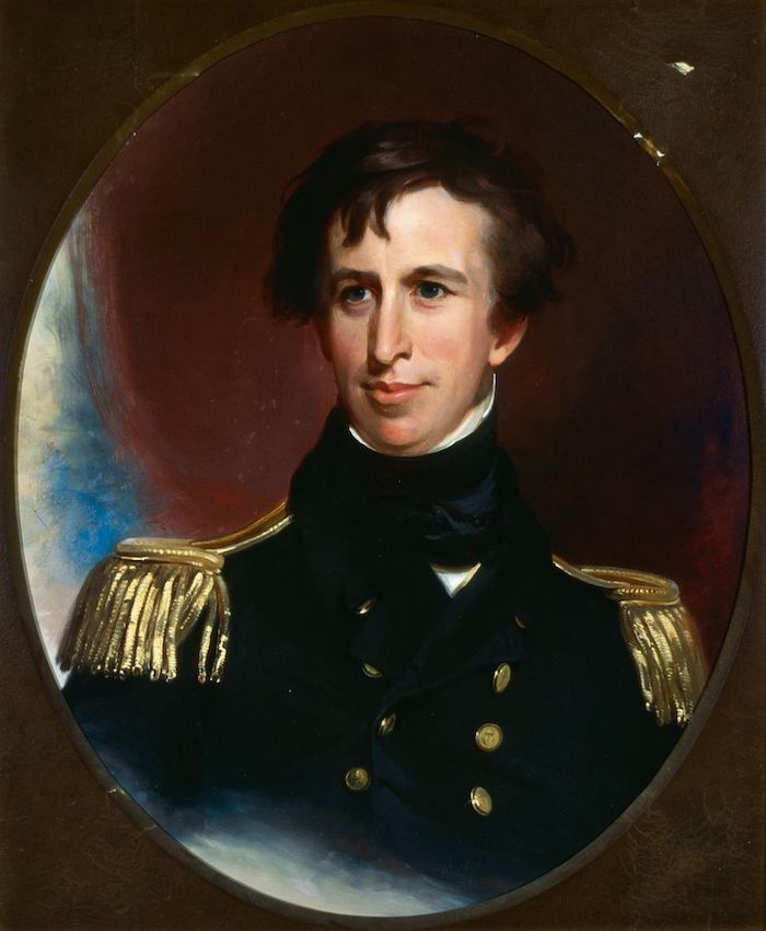 Thomas Sully: Portrait of Charles Wilkes, 19 January 1840; U.S. Naval Academy Museum.